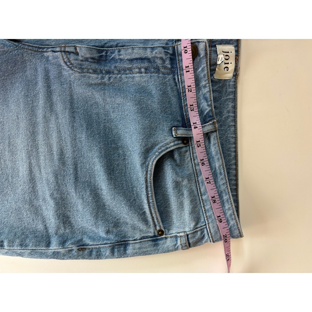 Joie Sylvie Straight Ankle Jeans Blue Medium Wash Stretch Denim Size 14W - Picture 11 of 15